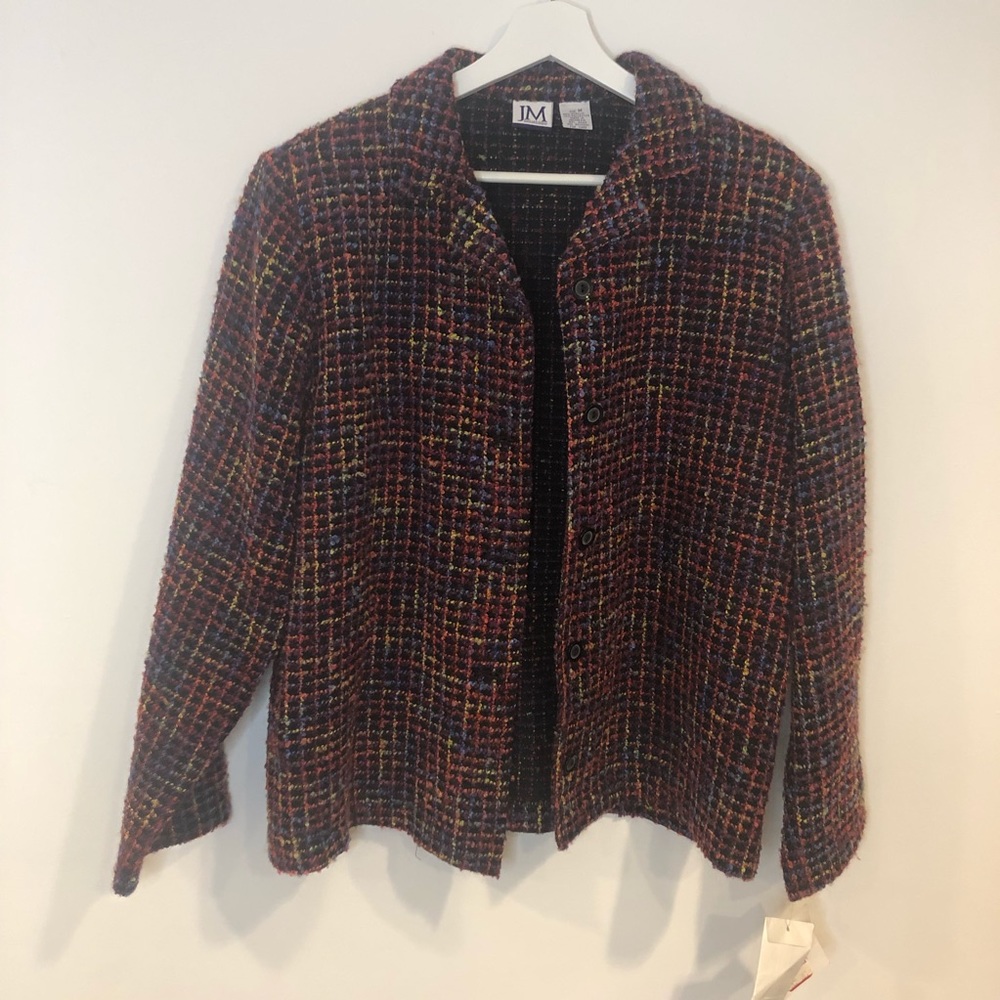 JM Collection Womens Knit Blazer NWT